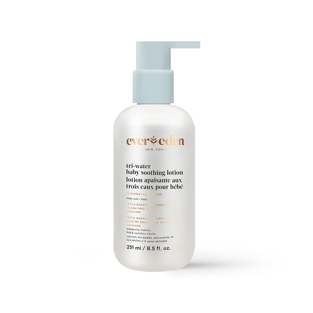 Evereden Moisturizing Baby Lotion for Newborn 6.7 oz. | Lightweight & Non-Greasy Toddler Lotion | Clean & Gentle Baby Care | Non-toxic & Fragrance Free Halalzen