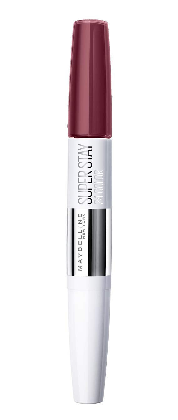 Maybelline Lipstick, SuperStay 24H Liquid Lipstick – Dual-Ended Long-Lasting Color & Moisturizing Lip Balm – Non-Drying, Transfer-Proof, Upto 24Hour, Dual Ended, Shade: 310 Forever Heather Halalzen