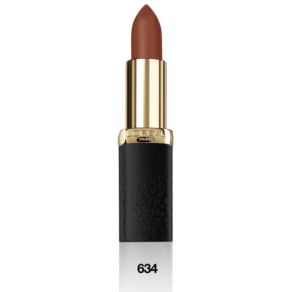 L'Oréal Paris Color Riche Satin Smooth Lipstick, Moisturising Pure Pigment Lip Colour, With Omega 3 & Vitamin E, Ultra Creamy Formula, Shade: 107 Seine Sunset Halalzen