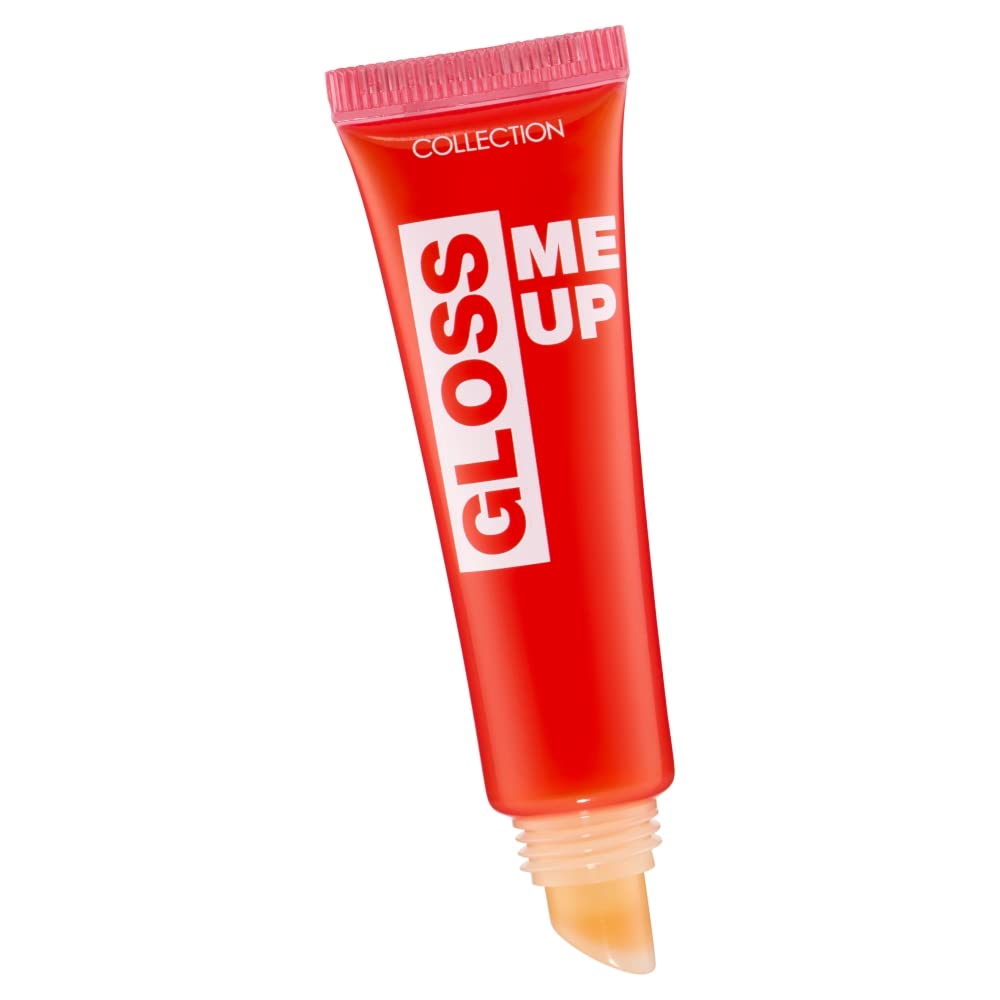 Collection Cosmetics Plumping, High-Shine, Non-Sticky, Plump Me Up Scented Lip Gloss, 10ml, Clear, Peppermint Halalzen