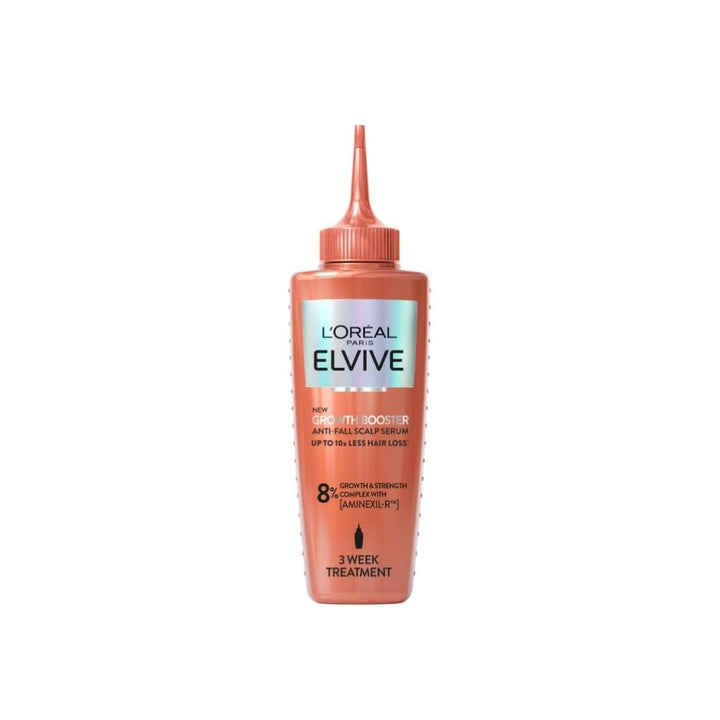 L'Oreal Paris Elvive Growth Booster Scalp Serum, Anti Hair Loss Scalp Treatment, with Aminexil, Nianimacide and Ginger Extract, Reduces Hair Loss, 102ml Halalzen