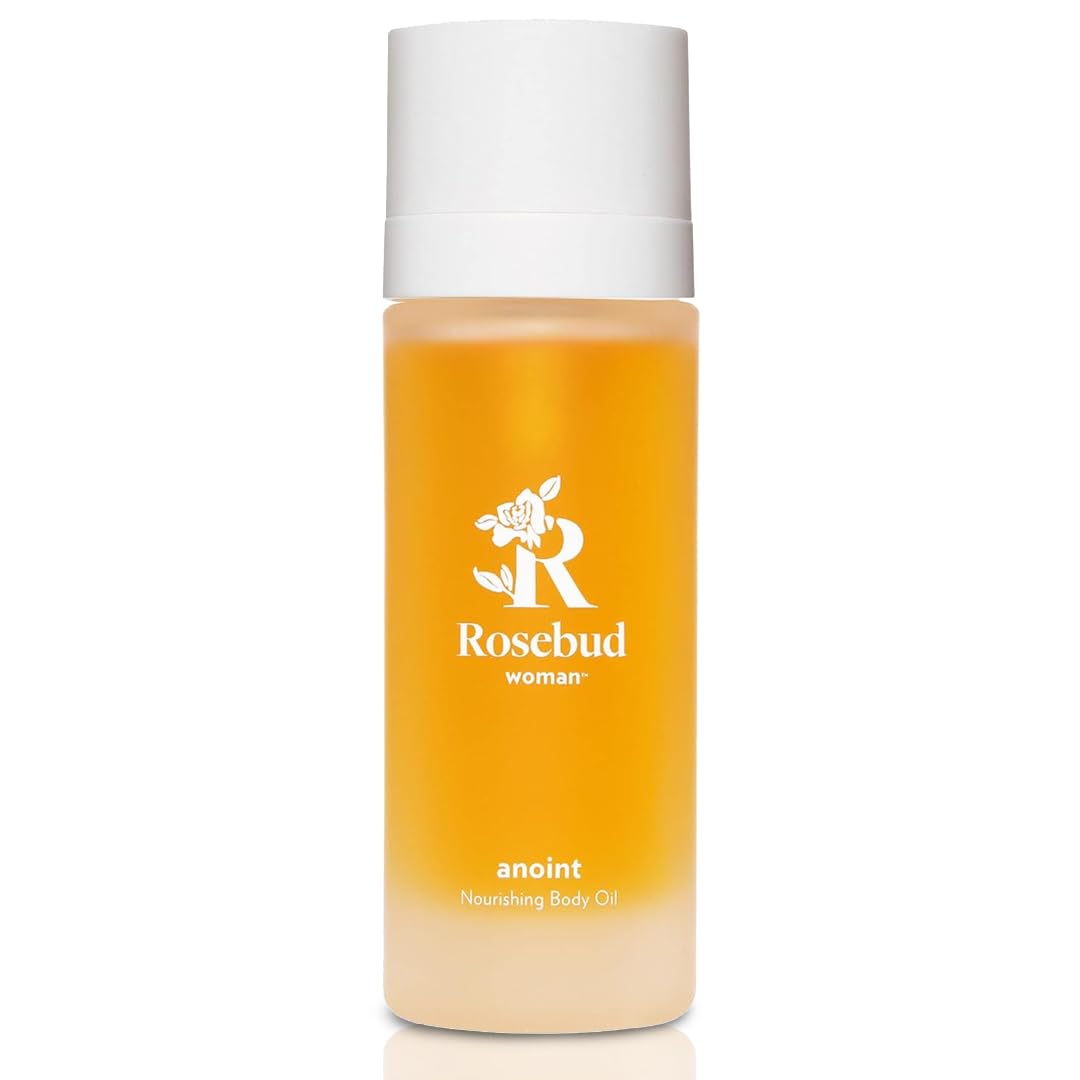 Rosebud Woman Anoint All-Body Oil for Scars & Stretch Marks, Skin Resilience, Lightweight Non-Greasy Natural Moisturizing Stretch Mark & Scar Oil with Schisandra & Centella, 100 ML