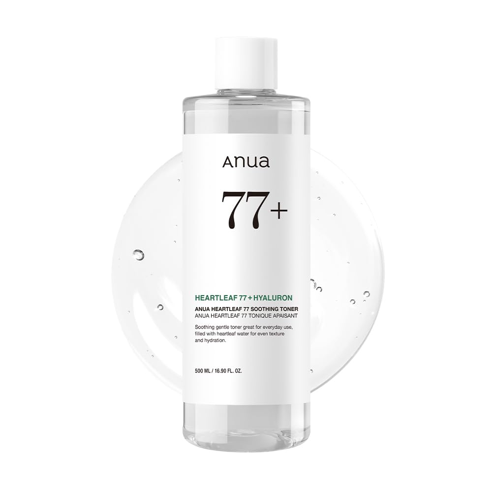 Anua Heartleaf 77 Soothing Toner, Tonique Visage Hydratant et Apaisant pour une Peau Lisse, Acide Hyaluronique, Hydratation Légère pour Peaux Sensibles, Soulage les Rougeurs, Soin Coréen, 250 ml