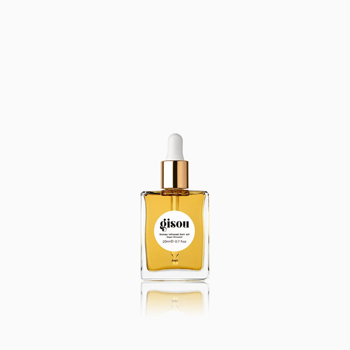 Gisou Honey Infused Hair Oil - Hydrating & Frizz Control Luxury Hair Treatment with Mirsalehi Honey, Adds Shine & Heat Protectant, Color Safe for All Hair Types, 1.7 Fl Oz Halalzen