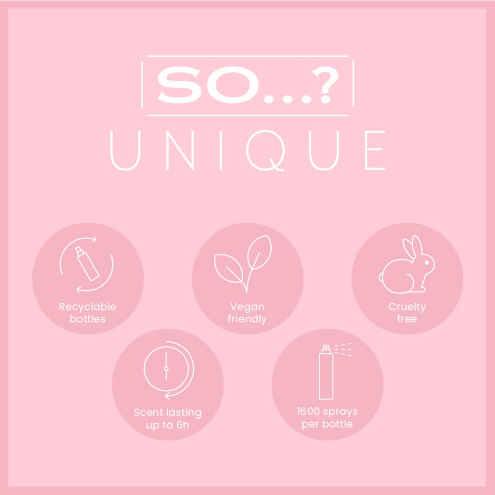 So…? Unique Womens White Blossom Body Mist Fragrance Spray 150ml Halalzen