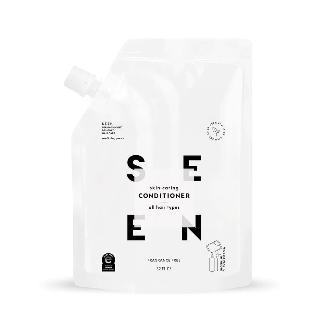 SEEN Conditioner, Scented - Non-Comedogenic Hair Conditioner - Dermatologist-Developed - Safe for Sensitive, Eczema & Acne Prone Skin Halalzen