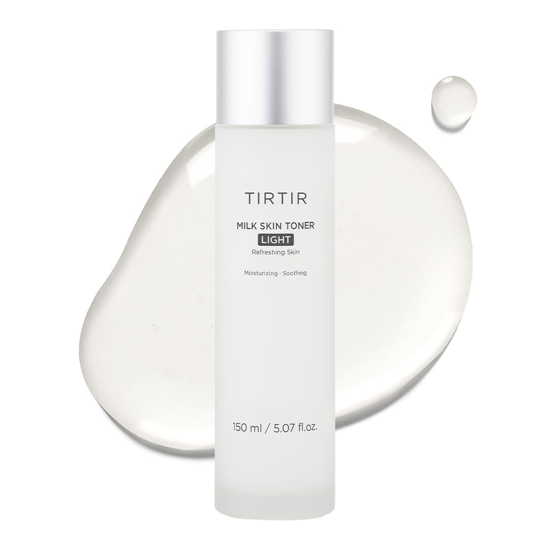 TIRTIR Milk Skin Rice Toner - Deep Moisturizing, Hydrating and Refreshing for face, Niacinamide, Ceramide, Rice Bran Extract, Nature-Oriented Ingredients, Korean Skin Care, Vegan (150ml, Original)