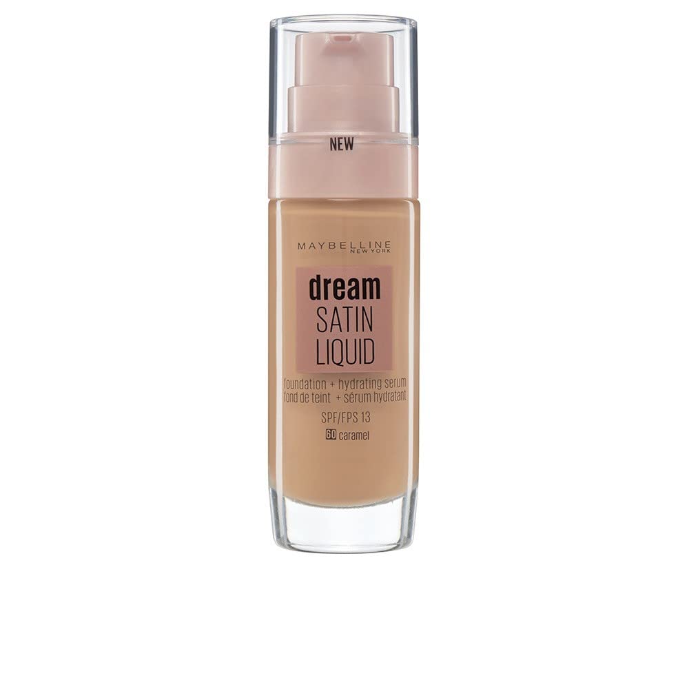 Maybelline Foundation, Dream Radiant Liquid Hydrating Foundation with Hyaluronic Acid and Collagen - Lightweight, Medium Coverage Up to 12 Hour Hydration, 30 Sand Halalzen