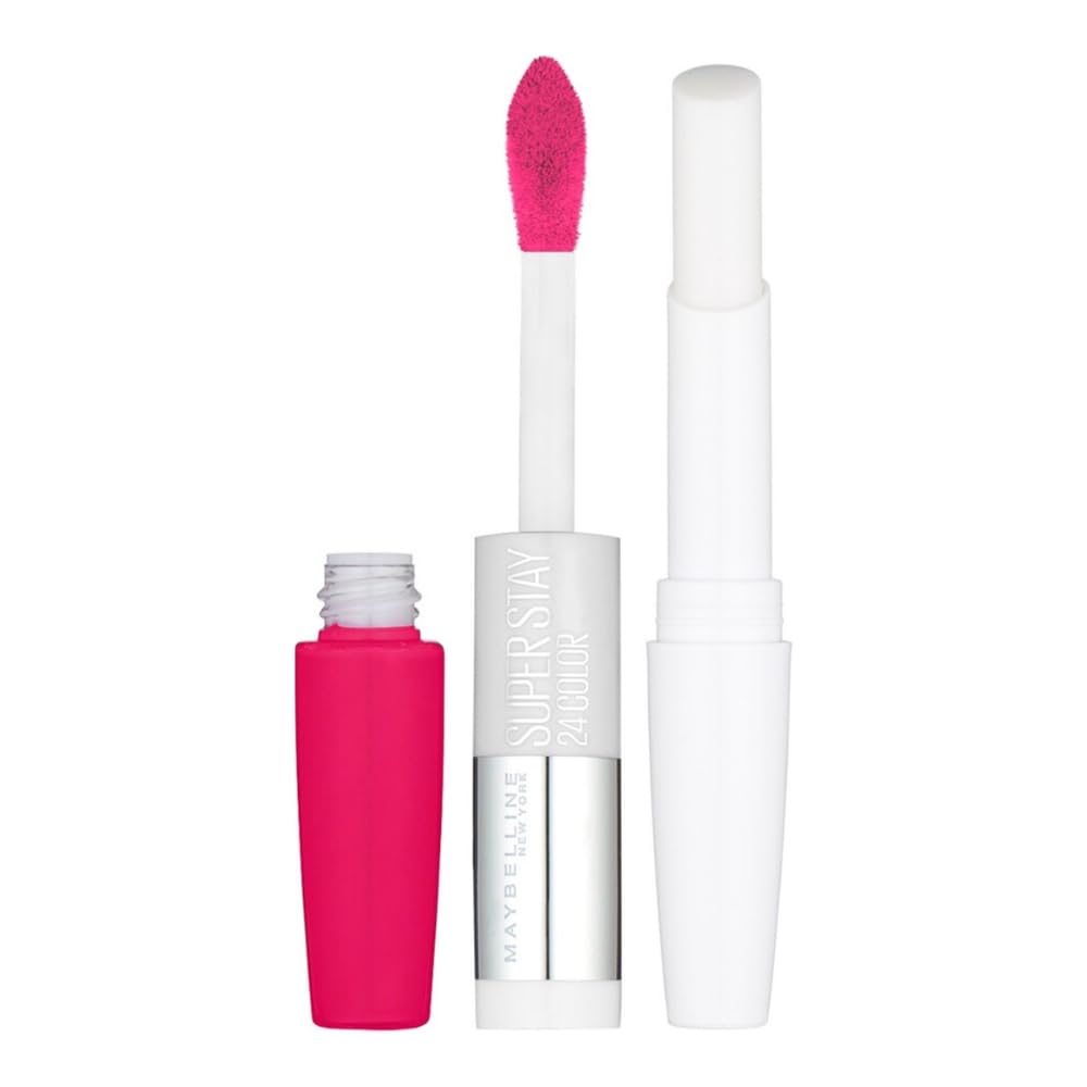 Maybelline Lipstick, SuperStay 24H Liquid Lipstick – Dual-Ended Long-Lasting Color & Moisturizing Lip Balm – Non-Drying, Transfer-Proof, Upto 24Hour, Dual Ended, Shade: 310 Forever Heather Halalzen