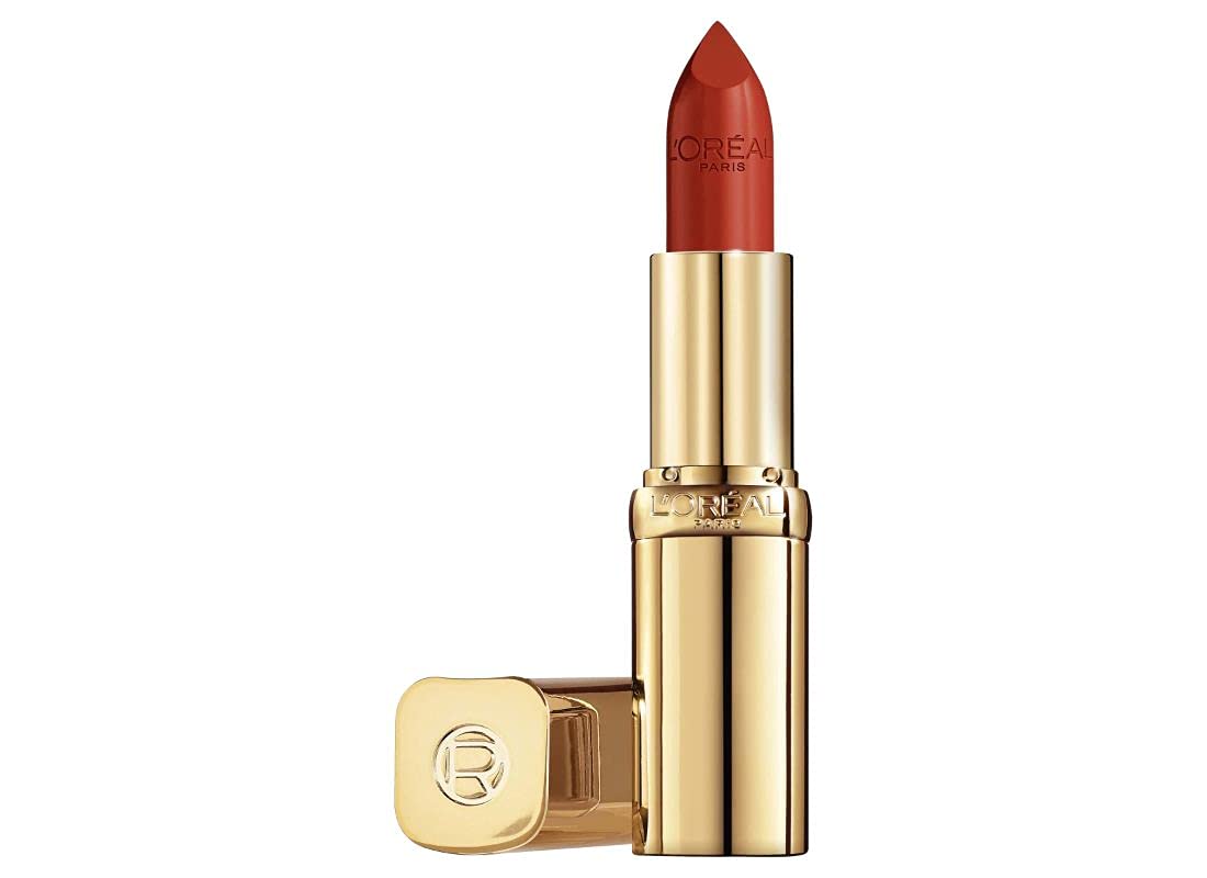 L'Oréal Paris Color Riche Satin Smooth Lipstick, Moisturising Pure Pigment Lip Colour, With Omega 3 & Vitamin E, Ultra Creamy Formula, Shade: 107 Seine Sunset Halalzen