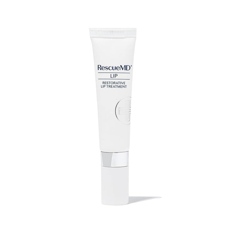 RescueMD Restorative Lip Treatment, Peptide-Powered Rejuvenation + Arnica Repair for Healthy, Hydrated Lips (12mL) Halalzen