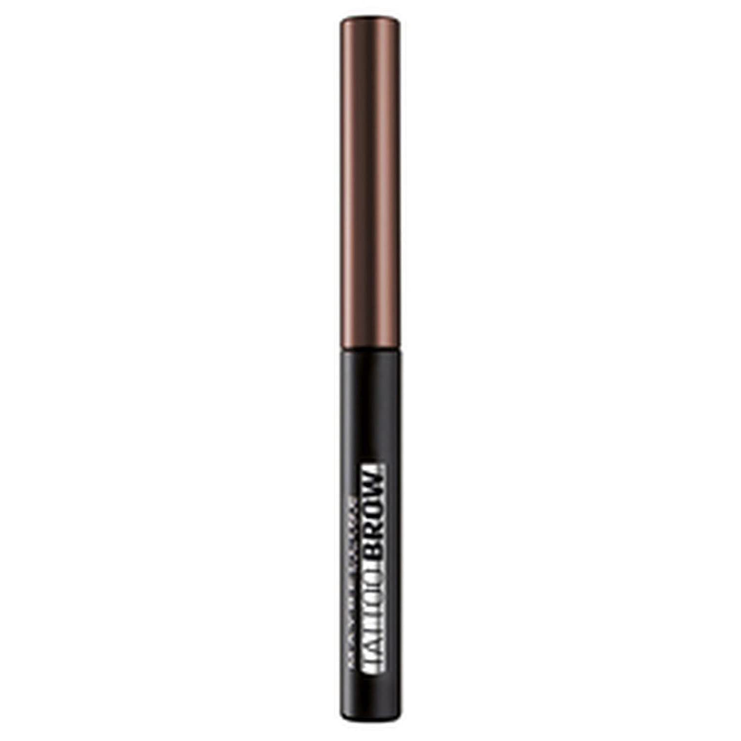 Maybelline New York Tattoo Brow Peel Off Eyebrow Gel Tint, Semi-Permanent Colour, Waterproof, Lasts up to 3 Days, Colour: Dark Brown