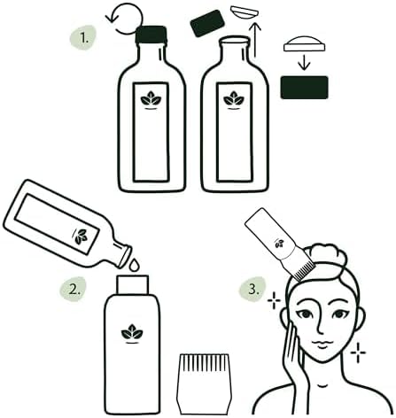 Nature Spell Hair Growth Duo with Rosemary & Batana Oils, Pre-Diluted Oil Set to Stimulate Growth & Strengthen Dry Strands, with Applicator & Pump, For All Hair Types, Vegan