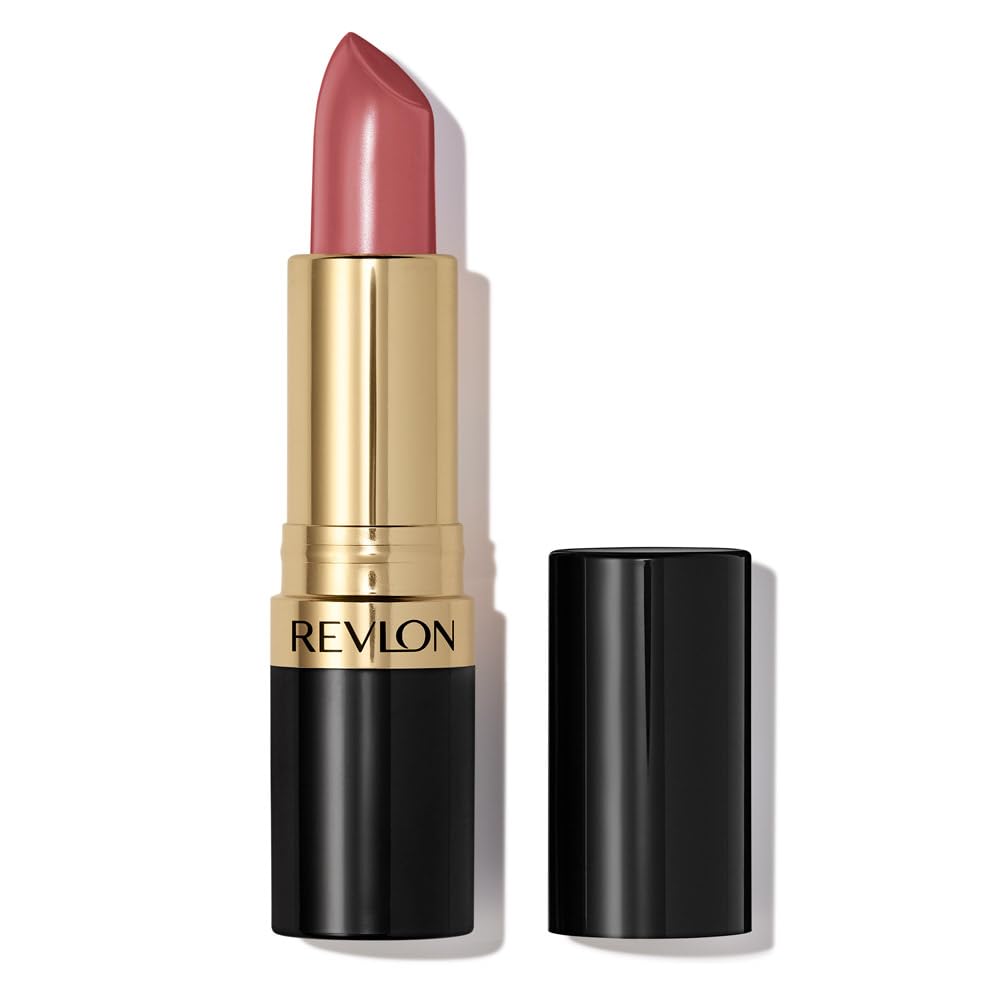 Revlon Super Lustrous Lipstick, Creamy Formula For Soft, Fuller-Looking Lips, Moisturized Feel, 764 On the Mauve, 0.15 oz