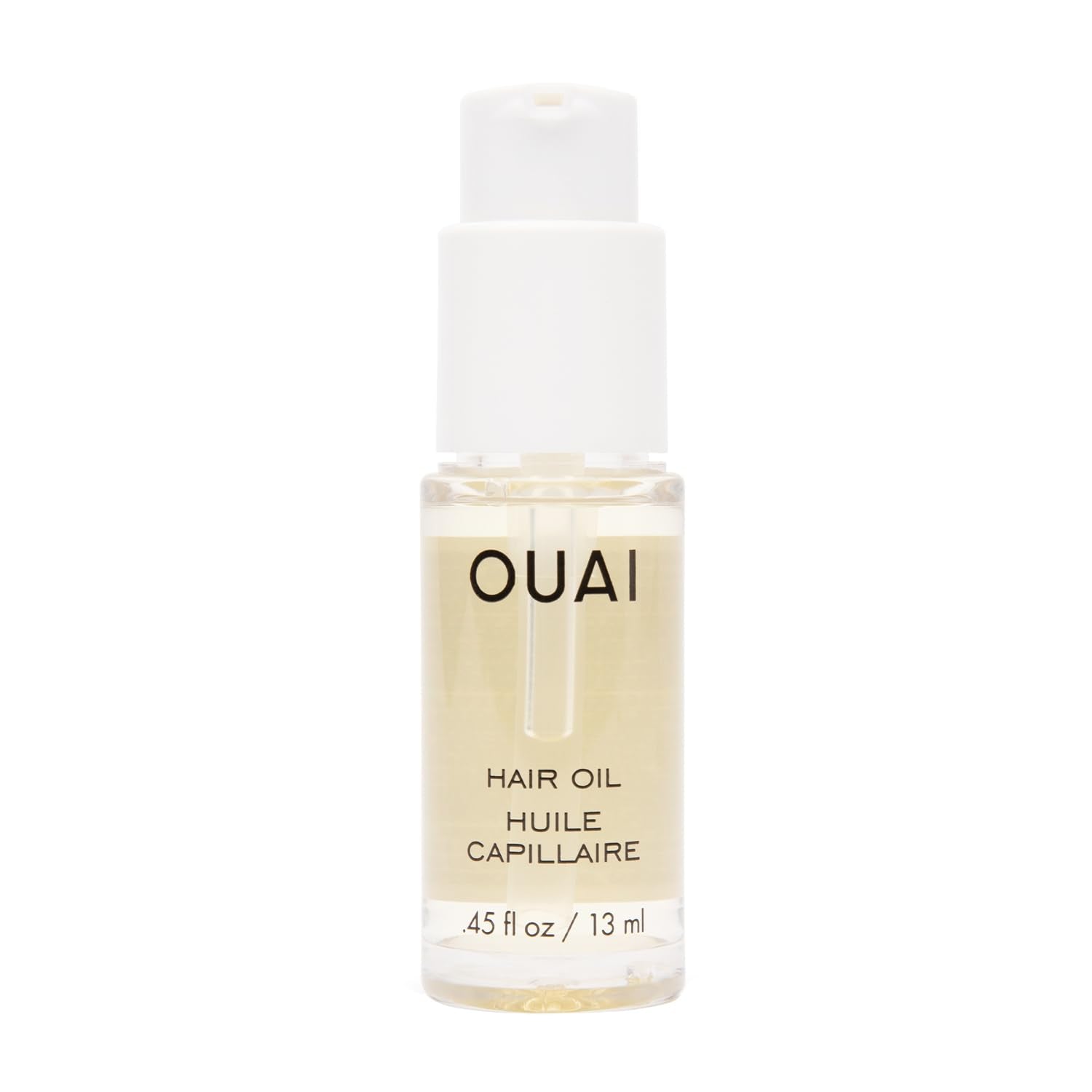 OUAI Hair Oil - Hair Heat Protectant Oil for Frizz Control - Adds Hair Shine and Smooths Split Ends - Color Safe Formula - Paraben, Phthalate and Sulfate Free - 45ml