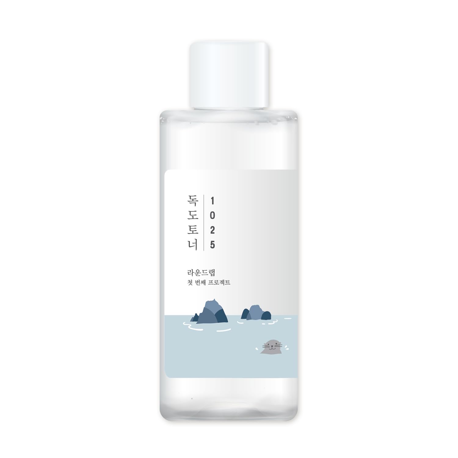 ROUND LAB 1025 Dokdo Toner (200ml), Oil Control and Reduces Excess Sebum, Gentle Exfoliating Facial Toner, Deep Sea Water for Moisturization, Soft Finish Without Stickiness, Korean Skin Care