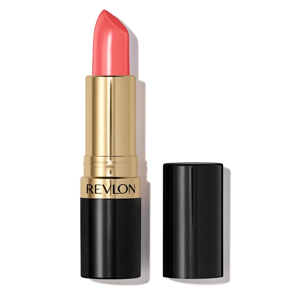 Revlon Super Lustrous Lipstick, High Impact Lipcolour with Moisturising Creamy Formula, Infused with Vitamin E and Avocado Oil in Pink, Pink in the Afternoon (415) Halalzen
