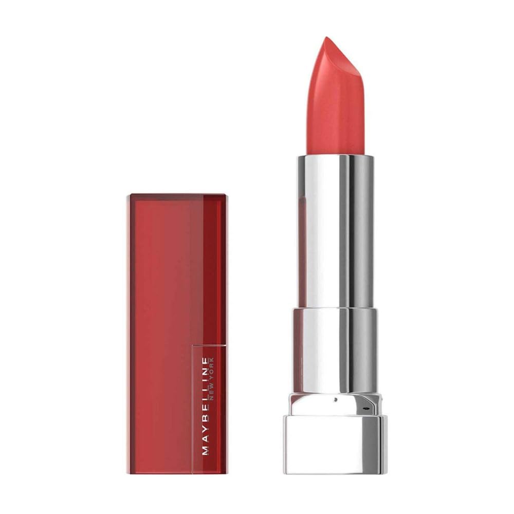 Maybelline Lip Stick, Hydrating Color Sensational Lip Colour, Creamy Formula with Honey Nectar for Nourished Lips & Crisp Color - Shade: 148, Summer Pink Halalzen