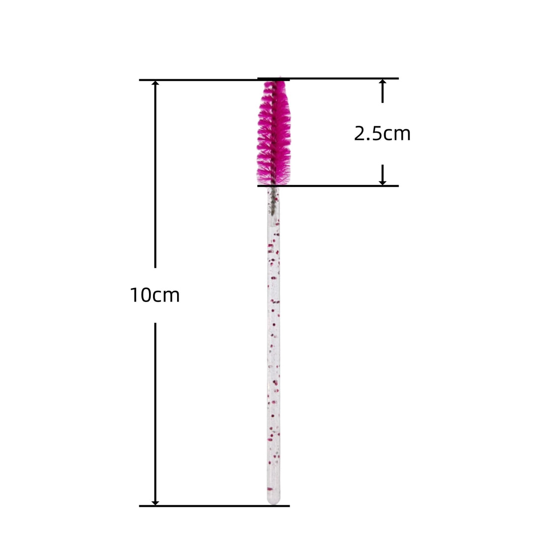 ZHIYE 50 pcs Eyelash Mascara Brushes, Wands Applicator Eyebrow Brush Makeup Kit, Eyebrow Castor Oil Brush Makeup Tool Halalzen