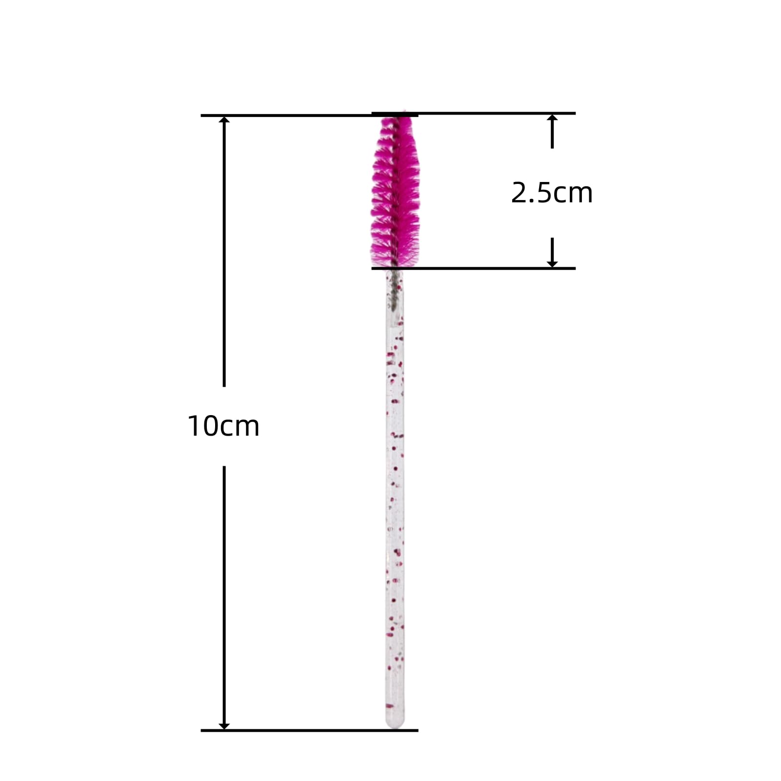ZHIYE 50 pcs Eyelash Mascara Brushes, Wands Applicator Eyebrow Brush Makeup Kit, Eyebrow Castor Oil Brush Makeup Tool Halalzen