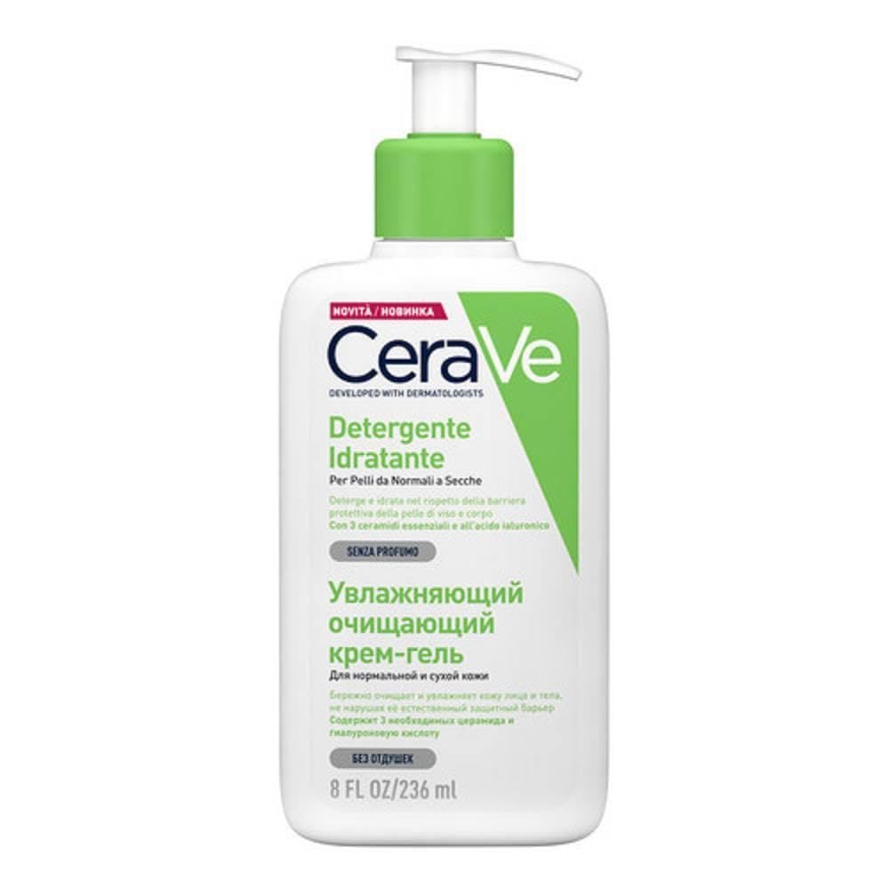 CeraVe Hydrating Cleanser for Normal to Dry Skin ml with Hyaluronic Acid and 3 Essential Ceramides