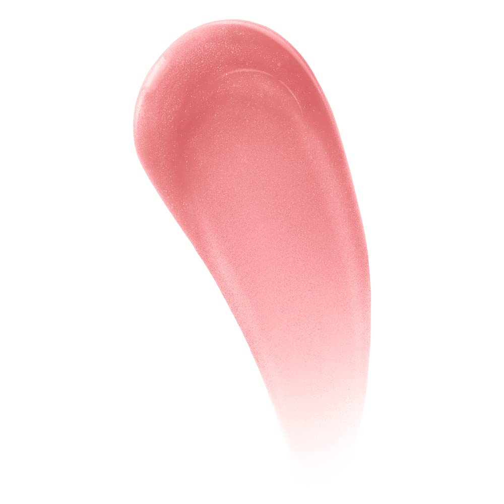 Maybelline Lifter Gloss, Hydrating Lip Gloss with Hyaluronic Acid, 002 Ice (Light Pink), Creates Fuller-Looking, Shiny, Moisturised and Plumped Lips. Non-sticky Halalzen