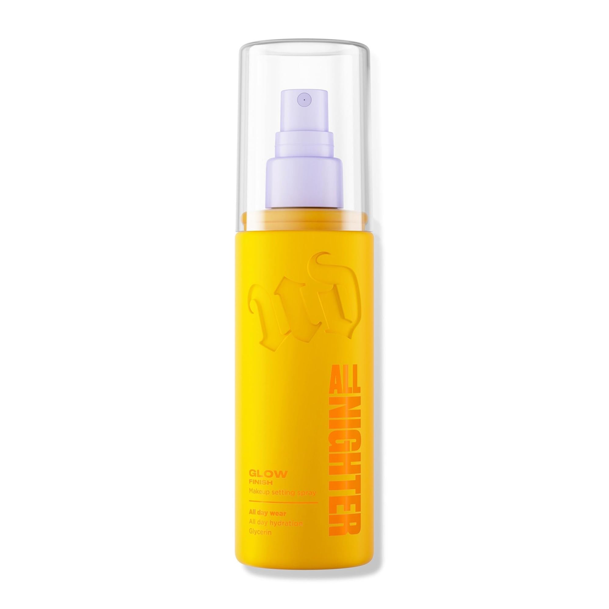 Urban Decay All Nighter Waterproof Make-Up Setting Spray Glow Finish, Up to 24hr Wear, +12% Finer Particles, Hydrating, Sweat & Transfer Resistant Halalzen