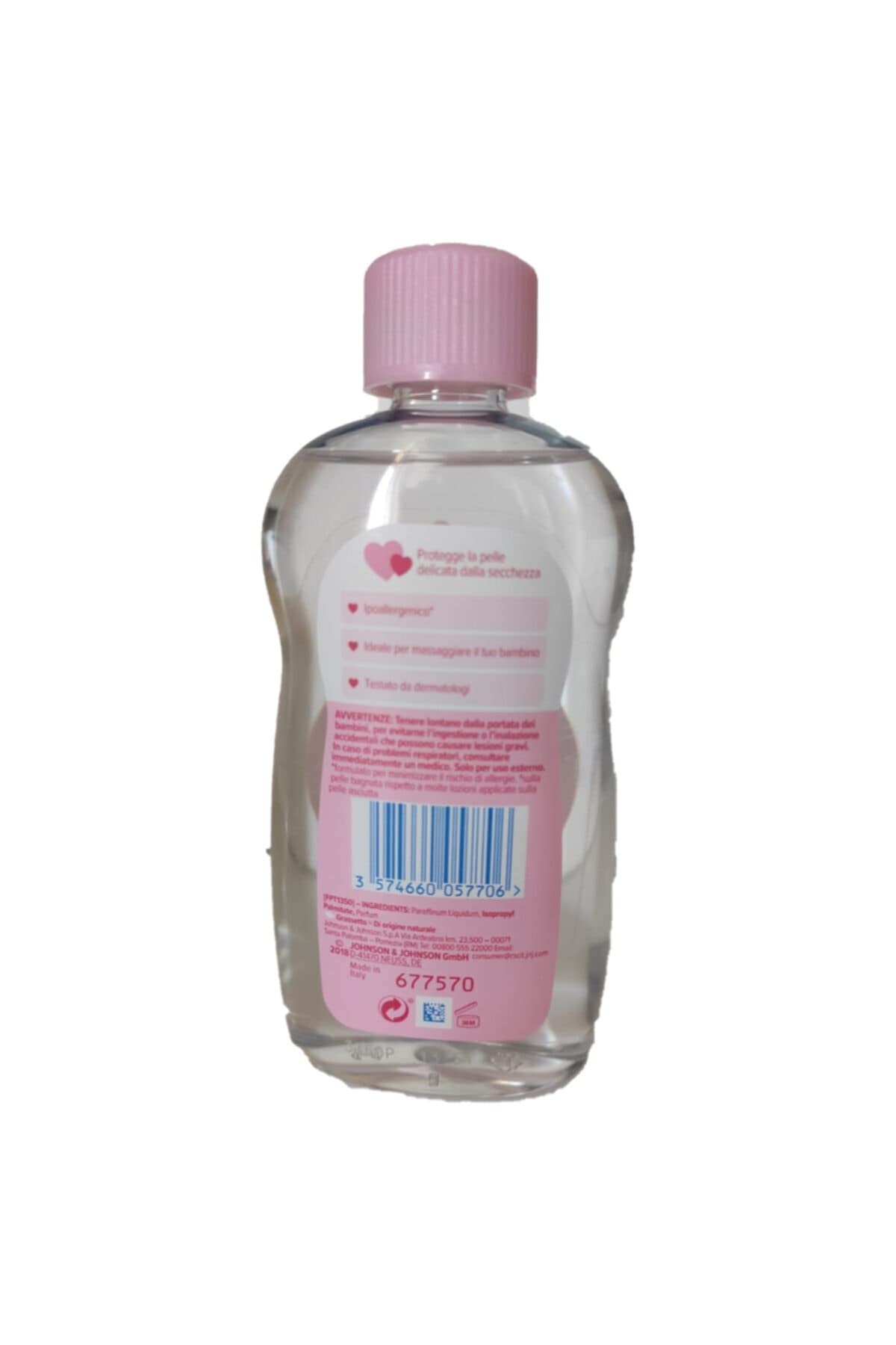 Johnson's Baby Baby Oil, Pink, 500 ml (Pack of 2) Halalzen