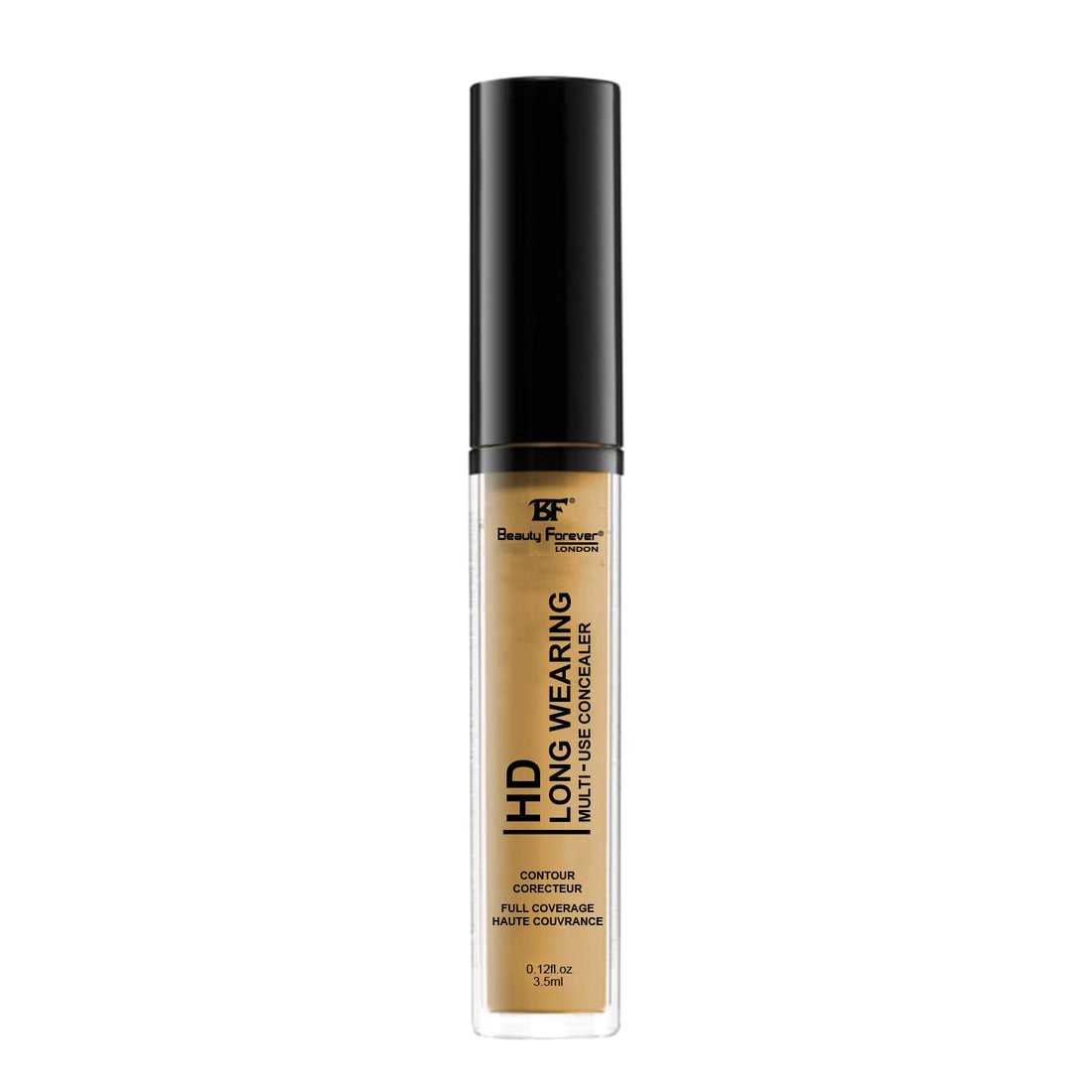 Beauty Forever HD Long Wearing Multi-use Concealer, Emollient Rich Formula, Creamy & Blend-able, 3.5ml (04 SAND) Halalzen