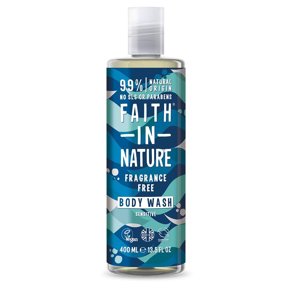 Faith In Nature Natural Aloe Vera Body Wash, Soothing Shower Gel, Vegan and Cruelty Free, No SLS or Parabens, 400 ml