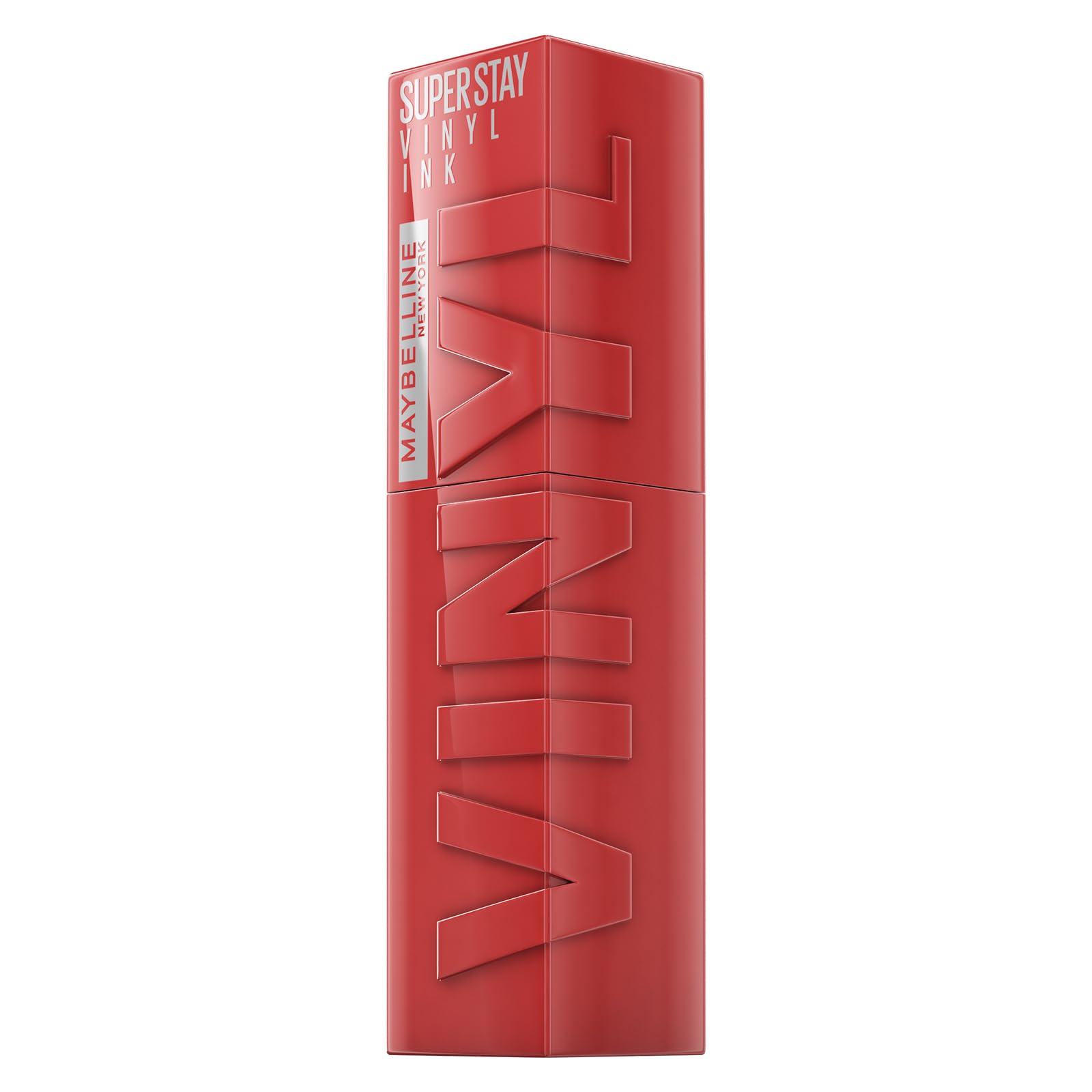 Maybelline New York Super Stay Vinyl Ink Liquid Lip Colour, 16HR Long-Lasting, Ultra-Pigmented, Smudge & Transfer-Proof, High Shine Finish, Vegan Formula for Comfortable Wear, Shade: 10 Lippy Halalzen