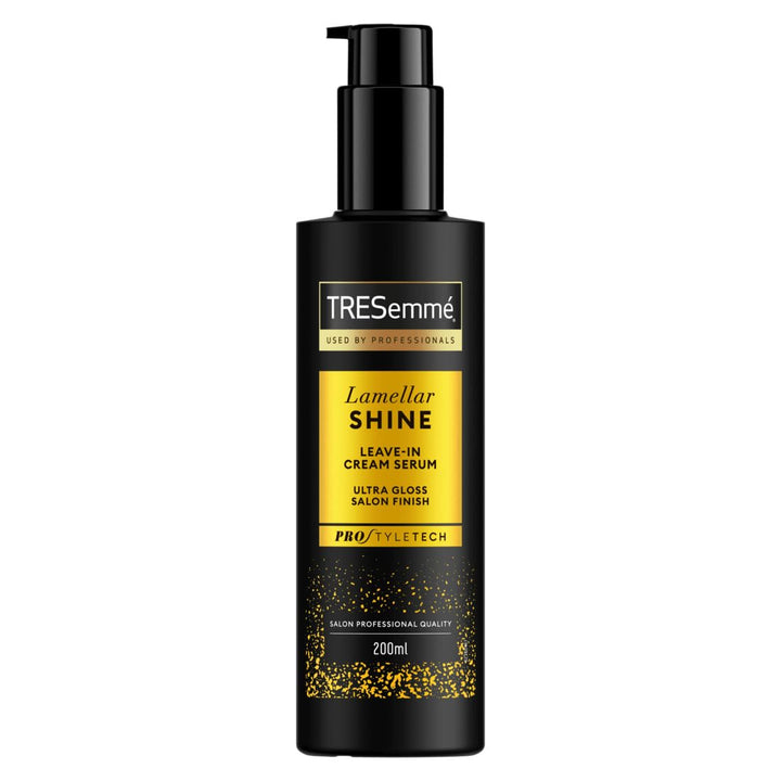 TRESemmé Lamellar Shine Leave-In Cream Hair Serum with patented Lamellar Technology hair treatment for an ultra-glossy salon finish 200 ml Halalzen