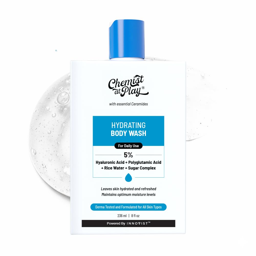 Chemist at Play Brightening Body Wash | Alpha Arbutin & Vitamin C | Fades Dark Spots & Evens Skin Tone | Glycolic Acid | Sulphate Free | 236ml