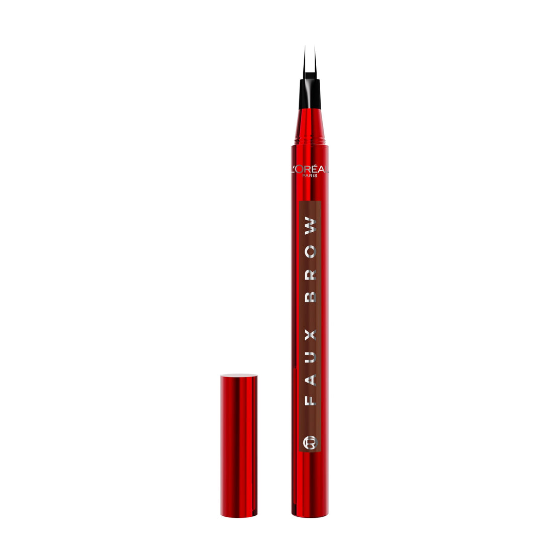 L'Oréal Paris Infallible Faux Brow, Double Brush Tip Brow Tint Pen, Natural Finish, Waterproof, Transfer and Smudge-Resistant, Shaping Brows for up to 48 hours, Shade: Light Brunette