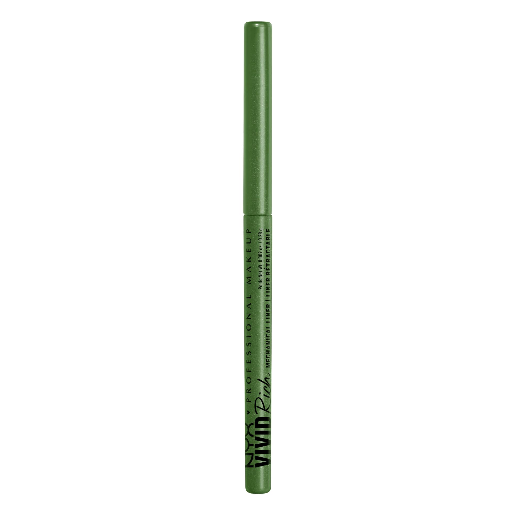 NYX PROFESSIONAL MAKEUP Vivid Rich Mechanical Eye Pencil, Vivid Rich Mechanical, Creamy Retractable Eyeliner - Smokin Topaz, Brown Eyeliner