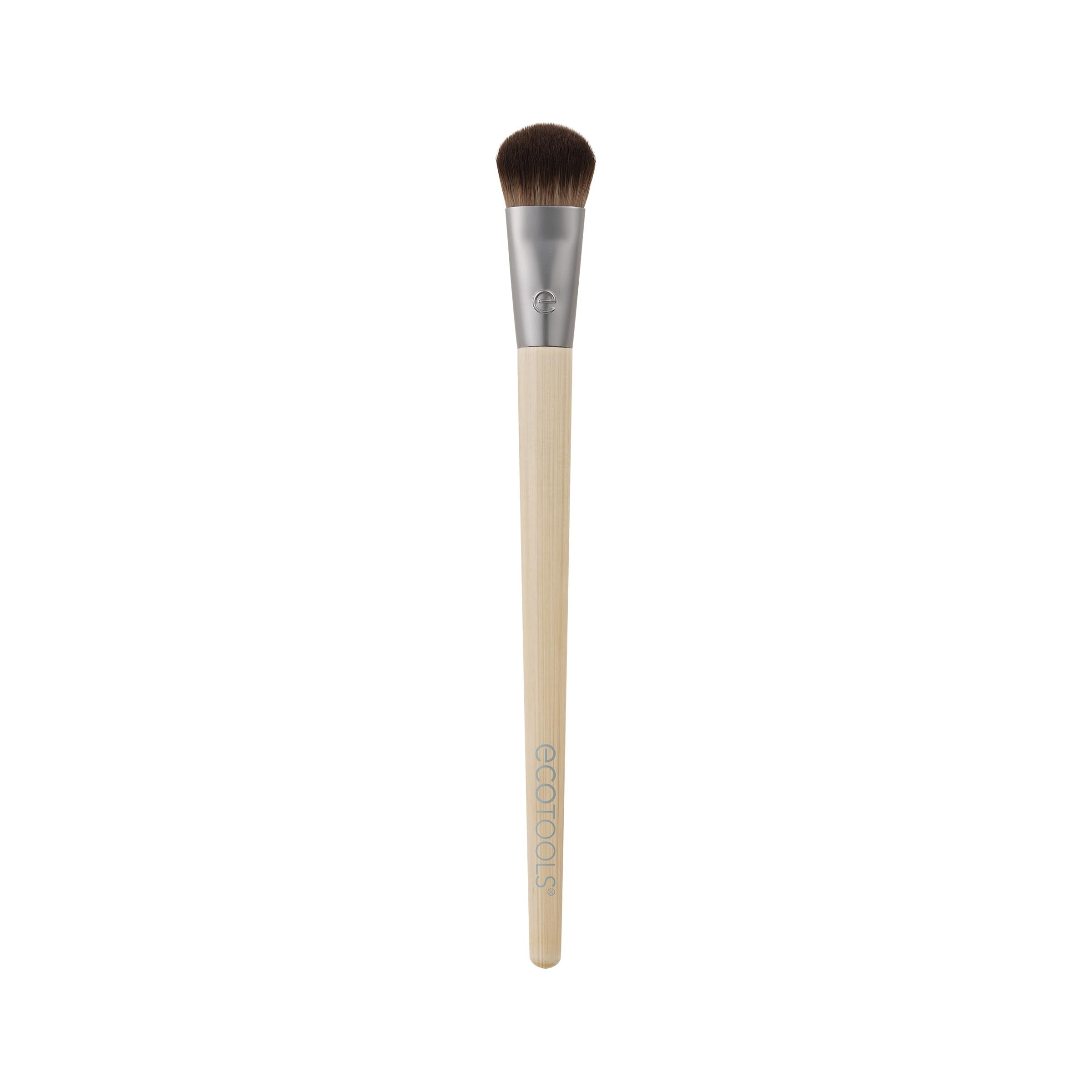 EcoTools Classic Foundation Face Brush, For Liquid, & Cream Foundation, Flat Foundation Brush For Natural Makeup, Buildable Coverage, Synthetic Bristles, Vegan & Cruelty- Free Halalzen