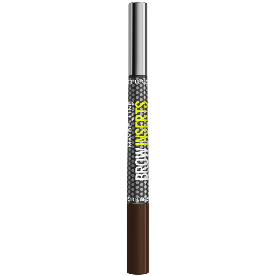 Maybelline New York Brow Inserts, 2-in-1 Eyebrow Pencil Pen and Fiber Gel, 0.015MM Triple Tip for 100 Hair-Like Strokes in 30 Seconds, 36-Hour Wear, Smudge-Proof, Shade: Blonde 1
