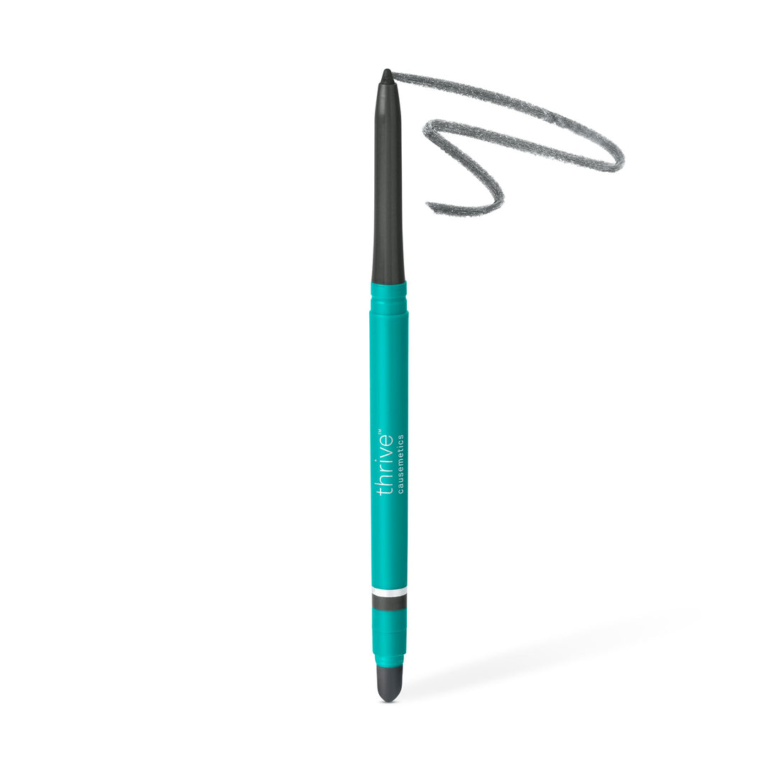 Thrive Causemetics Infinity Waterproof Eyeliner Pencil, Built In Sharpener & Smudge Tip, Long Lasting, Smudge Proof, Hyaluronic Acid & Shea Butter, Vegan & Cruelty Free, Ella (Brown Matte)