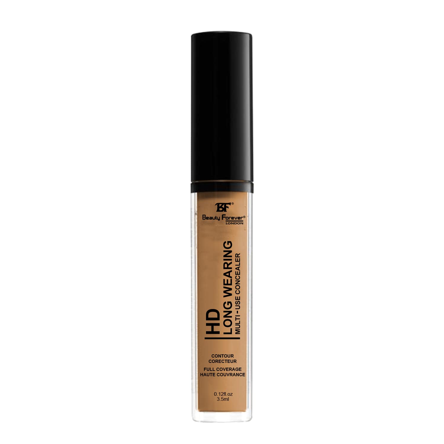 Beauty Forever HD Long Wearing Multi-use Concealer, Emollient Rich Formula, Creamy & Blend-able, 3.5ml (04 SAND) Halalzen