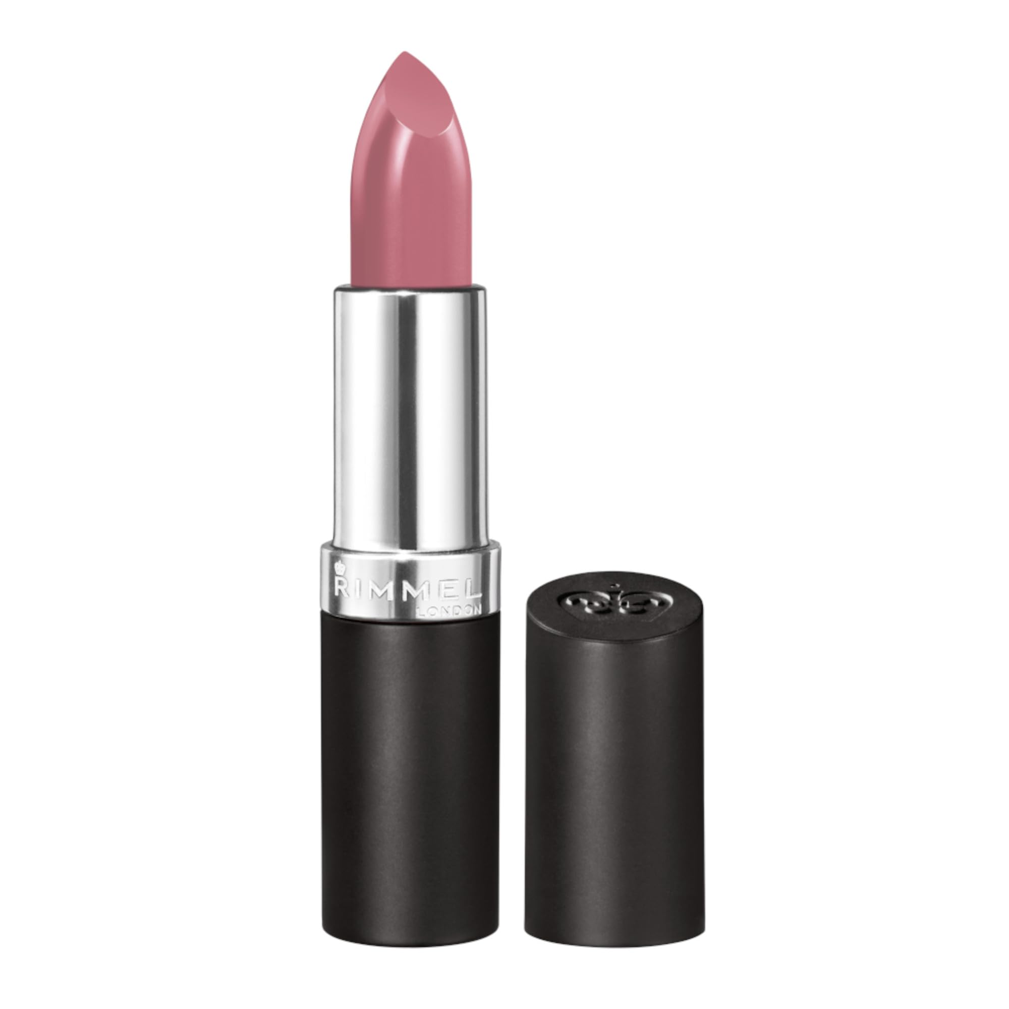 Rimmel Lasting Finish Lipstick 206 Pink-Key-Promise, Creamy Satin Finish, Long Lasting 8 HR Wear, Comfortable Formula, Rich Pigment Halalzen