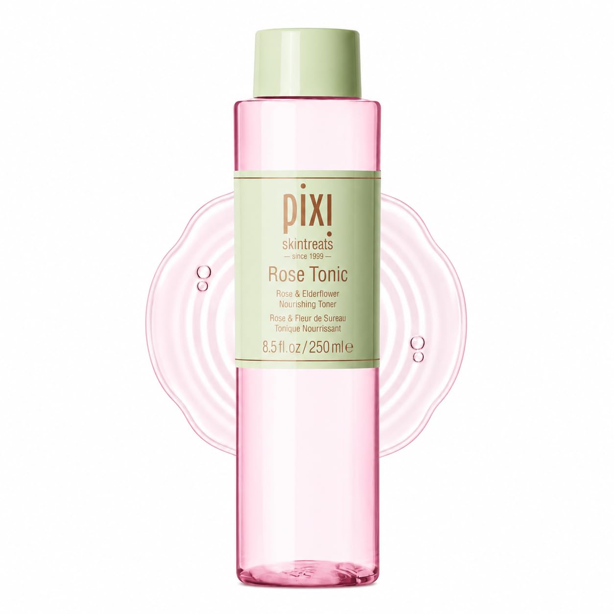 Pixi Rose Tonic Rose Hydrosol Toner, Hydrates Skin, Minimize Redness, Rehydrates and Replenishes, 250 Ml 8.5Fl Oz