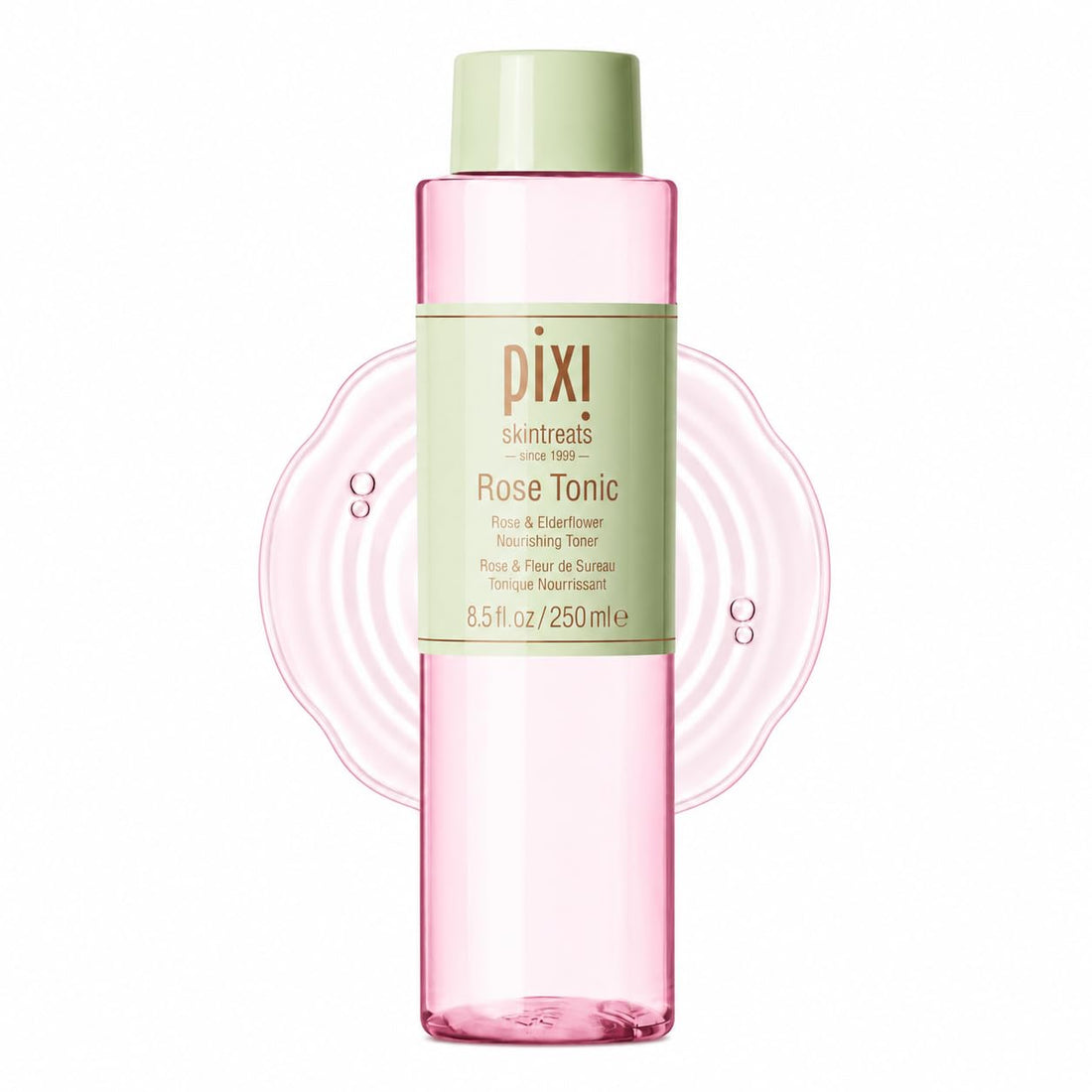 Pixi Rose Tonic Rose Hydrosol Toner, Hydrates Skin, Minimize Redness, Rehydrates and Replenishes, 250 Ml 8.5Fl Oz