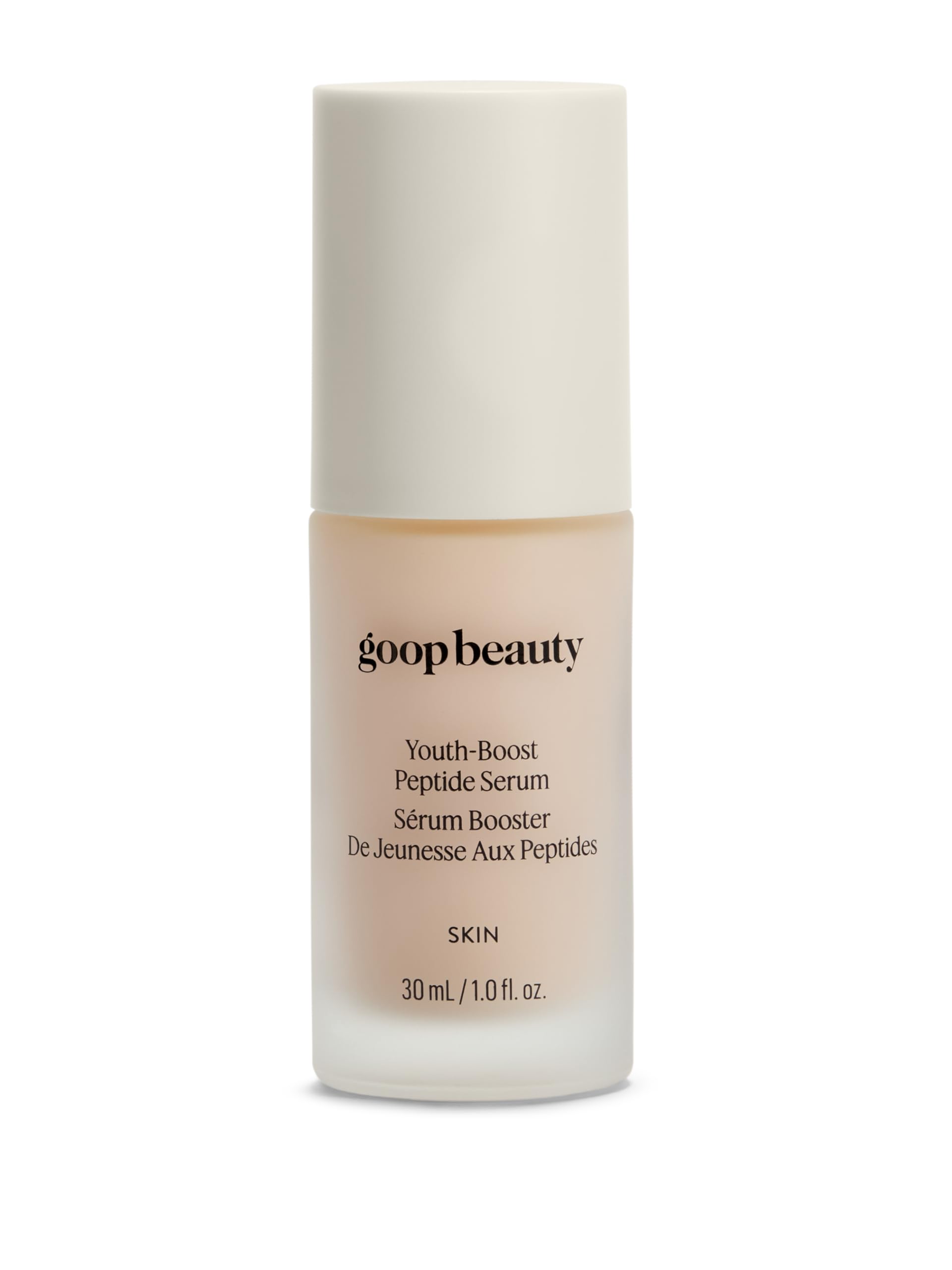 goop Beauty Peptide Serum | Reduces Fine Lines & Wrinkles | Peptides, Ceramides, & Niacinamide | Anti Aging Serum to Improve Firmness & Elasticity | Paraben Free | 1 fl oz Halalzen