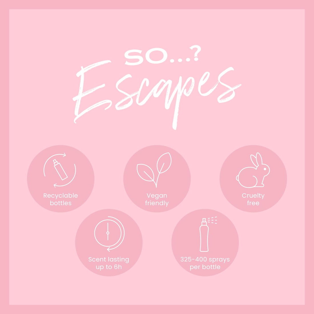 So…? Escapes Womens Gift Set, with Ibiza Dream, Bali Breeze, Mykonos Nights & Majorca Love, Fragrance Spray Set (4 x 50ml) Halalzen