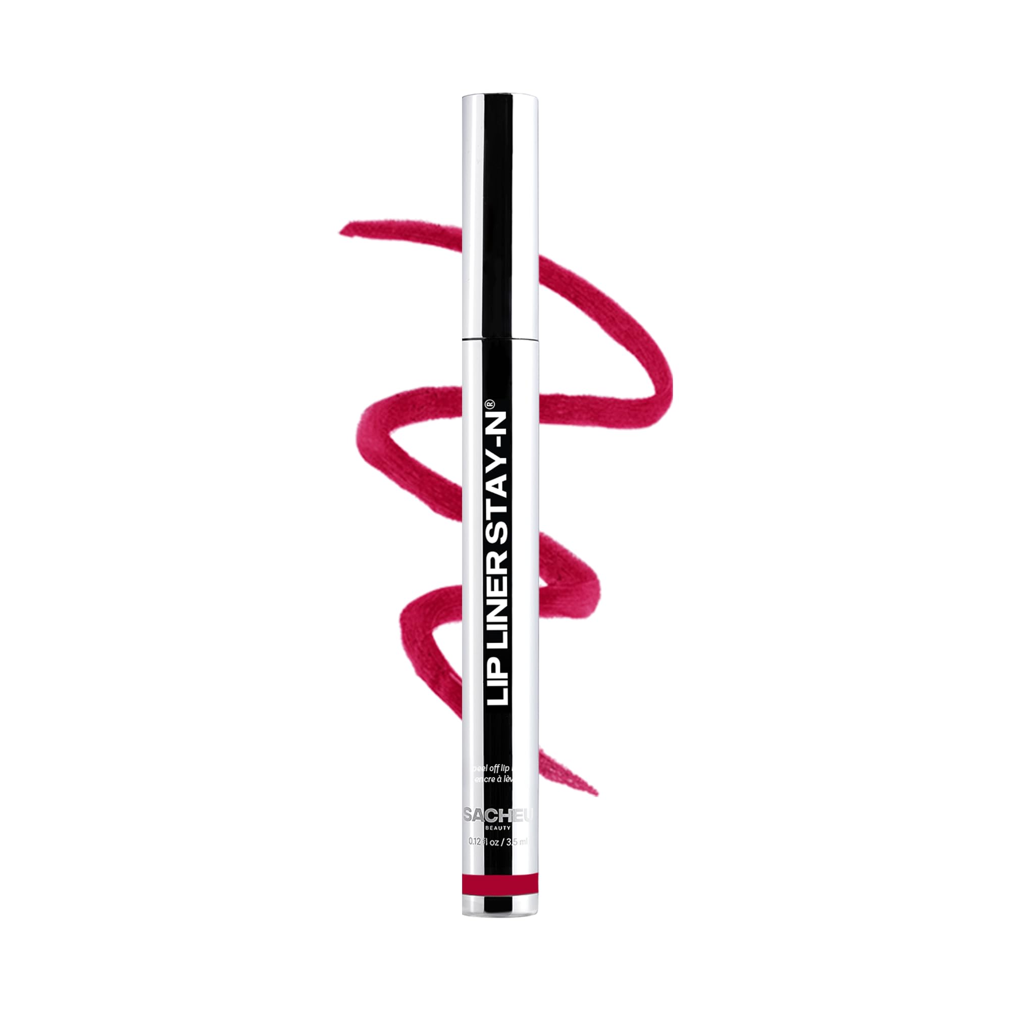 Sacheu Lip Liner STAY-N Peel Off Lip Stain - Long Lasting Waterproof Lip Tint with Hyaluronic Acid & Vitamin E – Transfer Proof Matte Finish, Vegan & Cruelty-Free (Deep Bundle) Halalzen