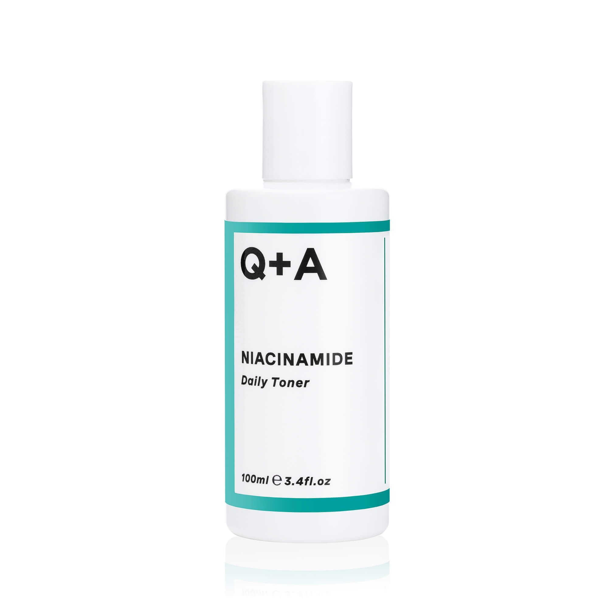 Q+A Niacinamide Daily Toner for Face (100ml), Pore Refining and Hydrating Face Toner with Hyaluronic Acid and Aloe Vera, Fragrance Free Skincare, Helps Calm Redness and Blemishes