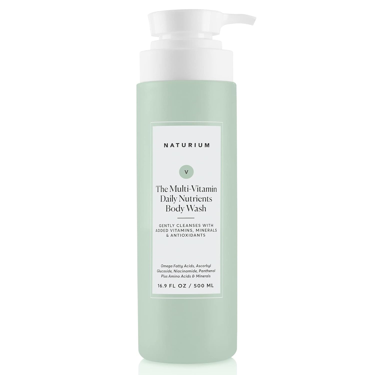 Naturium The Smoother Glycolic Acid Exfoliating Body Wash, Soft & Smoothing Cleanser | 16.9 FL OZ / 500 ML
