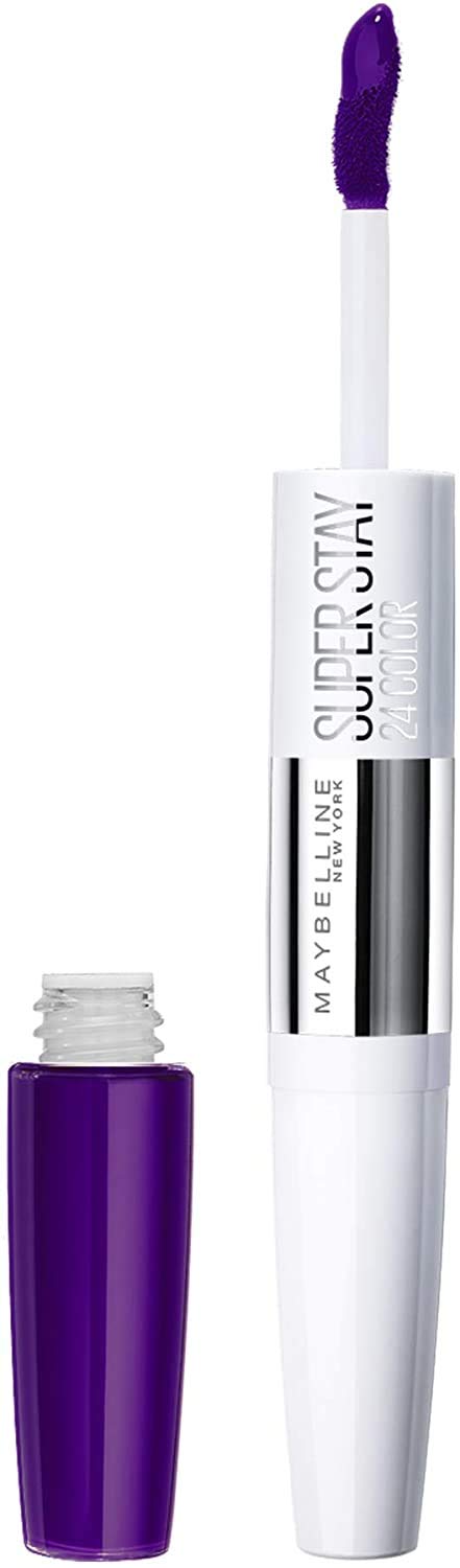 Maybelline Lipstick, SuperStay 24H Liquid Lipstick – Dual-Ended Long-Lasting Color & Moisturizing Lip Balm – Non-Drying, Transfer-Proof, Upto 24Hour, Dual Ended, Shade: 310 Forever Heather Halalzen