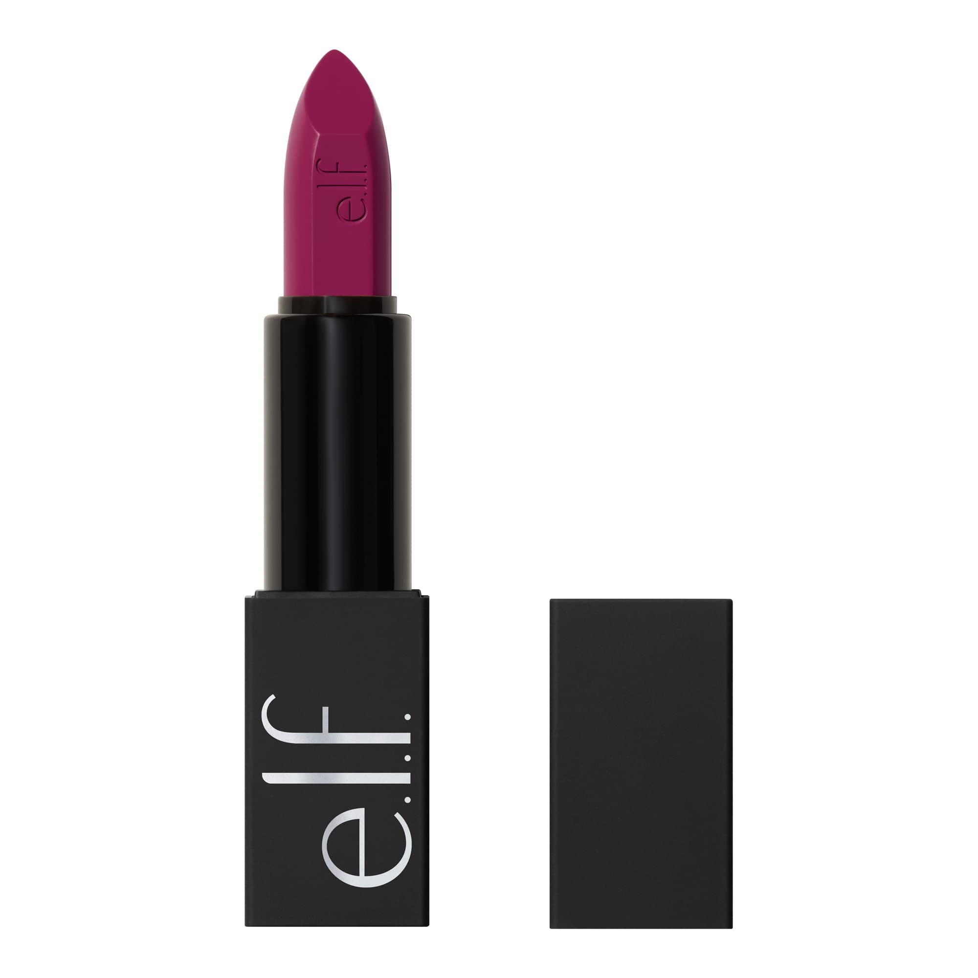 e.l.f. O Face Satin Lipstick, Richly Pigmented, Nourishing & Long-Lasting Creamy Lipstick, Infused With Jojoba, Vegan & Cruelty-Free, No Regrets Halalzen