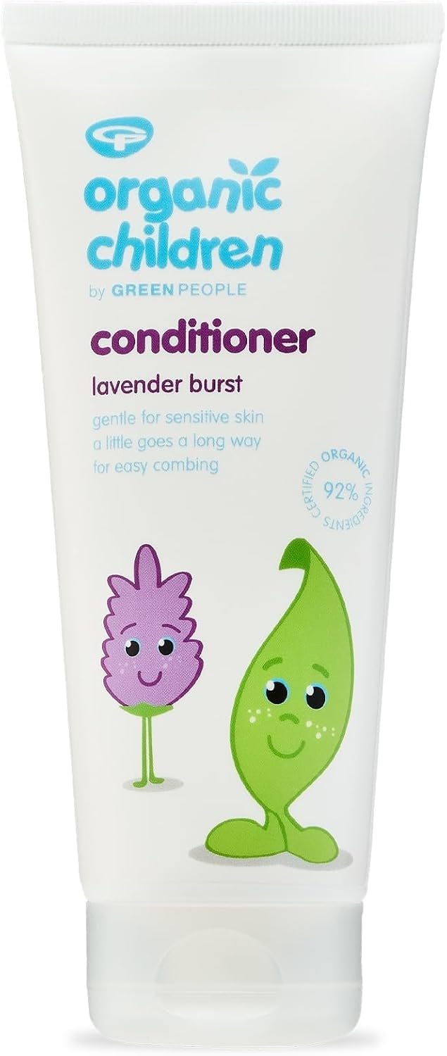 Green People Organic Children Lavender Burst Conditioner - Natural & Organic, for Kids - Eczema-Friendly - Vegan, 200ml Halalzen